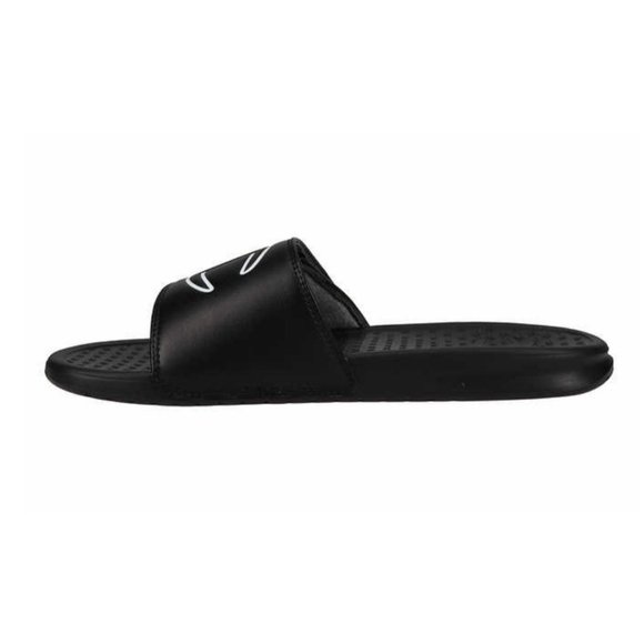 CHAMPION Sandals Women's 7 Monogram Cushion Mega Slides Unisex Adult Black Shoes - Picture 6 of 9